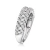 Ross-Simons 0.50 ct. t.w. Diamond Basketweave Ring in 14kt White Gold - 3 of 4