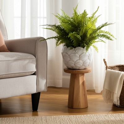 Flower Pot Planter for Home Decor - Elegant Ceramic Plant Pot for Indoor or Outdoor - Decorative Planter for any Room, Garden, or Patio Decor - White
