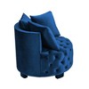 Lyngins Modern Upholstered Tufted Leisure Chair Stool with Pillows,Small Accent Chair for Living Room,Bedroom,Office - 4 of 4