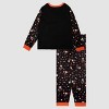 Men's Mickey Halloween 2pc Sleep Pajama Set - Black - 3 of 3