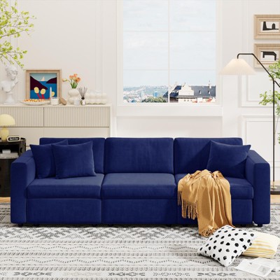 Buenhomino Modern Convertible Sofa with Storage – Spacious & Comfortable Sectional Couch for Living Room, Apartment, or Office