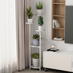 Multi-Layer Plant Stands for Indoor Plants, Tiered Corner Plant Shelving Flower Pot Holder with Anti-Slip Feet for Home Office Garden - 1 of 3