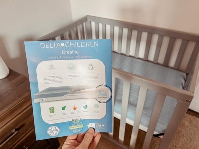 Delta children's portable outlet mini crib mattress