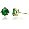 Guili Baby/Kids Sterling Silver Cubic Zirconia Earrings for a Sparkling Look - Colors: Red, Purple, Clear, Blue, Green, White, Yellow. - 3 of 3