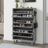 Bella Depot  31.5''W Shoe Cabinet with 3 Flip Drawers - 3 of 4