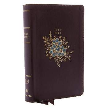 KJV, Deluxe Reference Bible, Personal Size Giant Print, Imitation Leather, Burgundy, Red Letter Edition - Large Print by  Thomas Nelson