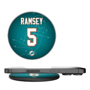 NFL Miami Dolphins Players Game Tactic 15-Watt Wireless Charger - 1 of 4
