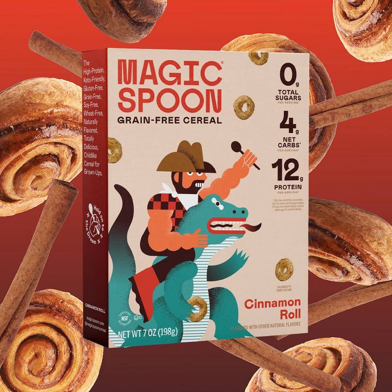 Magic Spoon Cinnamon Roll Keto and Grain-Free Cereal - 7oz, 5 of 9