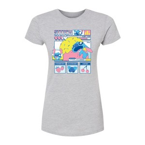 Women's - Lilo and Stitch - Stitch Food Kawaii Fitted Graphic T-Shirt - 1 of 3