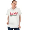 Christmas Dashing Through The Snow Graphic T Shirt Men or Women Brisco Brands - 2 of 4