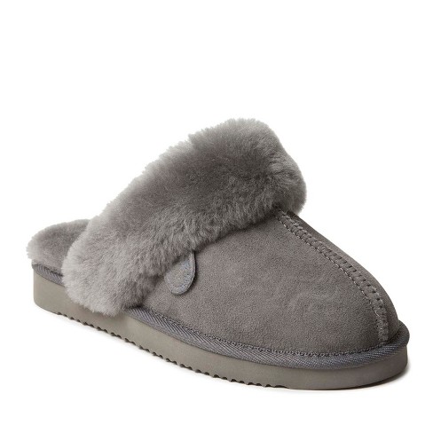 Fireside By Dearfoams Women's Sydney Genuine Shearling Scuff Slipper ...