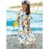 Boho Butterfly Off The Shoulder Maxi Dress Mia Belle Girls - 3 of 4