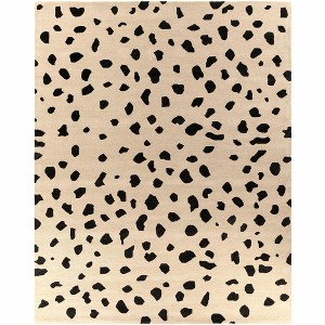 Hauteloom Guiseley Dalmatian Wool Area Rug - 1 of 4