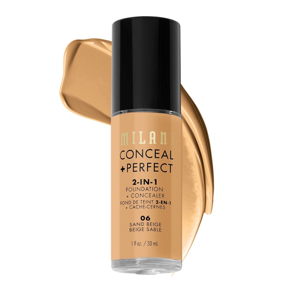 Photos - Other Cosmetics Milani Conceal + Perfect 2-in-1 Foundation + Concealer - 06 Sand Beige - 1 