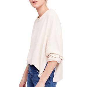 Free People Womens Good Terry Pullover Sweater - 1 of 1