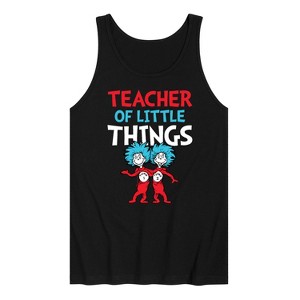 Men's - Dr. Seuss - Teacher Of Little Things Graphic Tank Top - 1 of 4