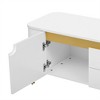Sapphtopaz Modern TV Stand for TVs Entertainment Center Console Table with Shelves and Storage Cabinets TV Stands for Living Room - 2 of 4