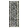 Washable Bedroom Rug Non Slip Foldable Vintage Floral Print Throw Rug - 3 of 4