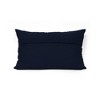 13"x22" Oversize American Flag Fringe Lumbar Throw Pillow Red - Lush Décor: Cotton Fabric, Indoor Couch & Room Accent - 3 of 3
