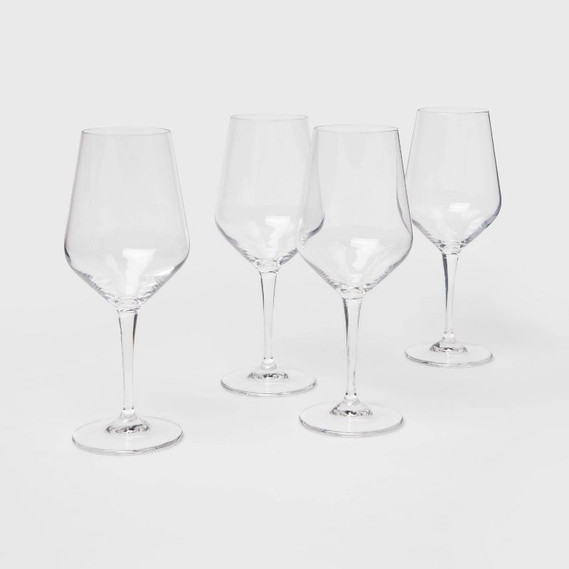 4pk Atherton Wine Glasses - Threshold™, 1 of 6