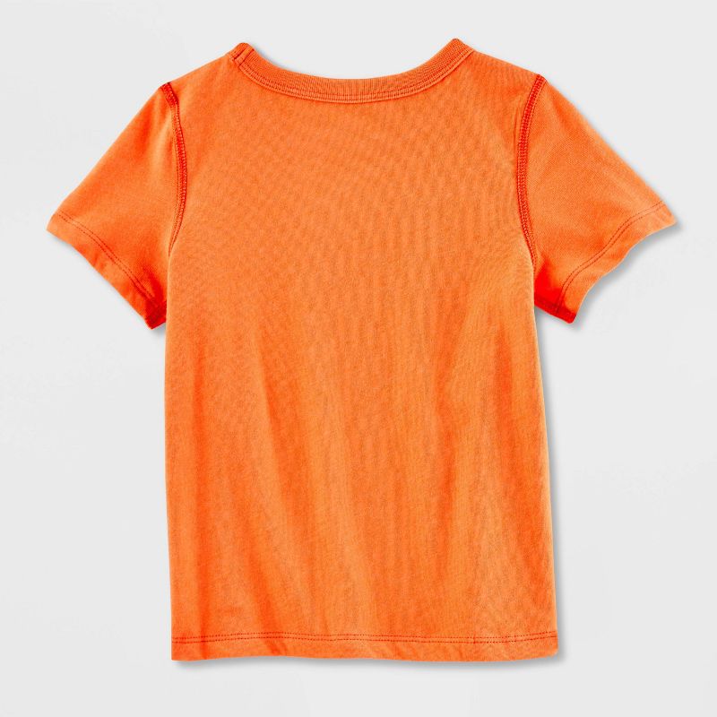 Toddler Adaptive Ice Cream Short Sleeve Graphic T-Shirt - Cat &#38; Jack&#8482; Orange, 3 of 5