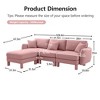 VASIP Boucle Fabric 3-Seater Sofa, Shell-Shaped Armrests & Self-Wrapped Cylindrical Legs, for Living Room & Apartment,Beige - 2 of 4