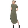 Maternity V-neck Maxi Dress - 3 of 4