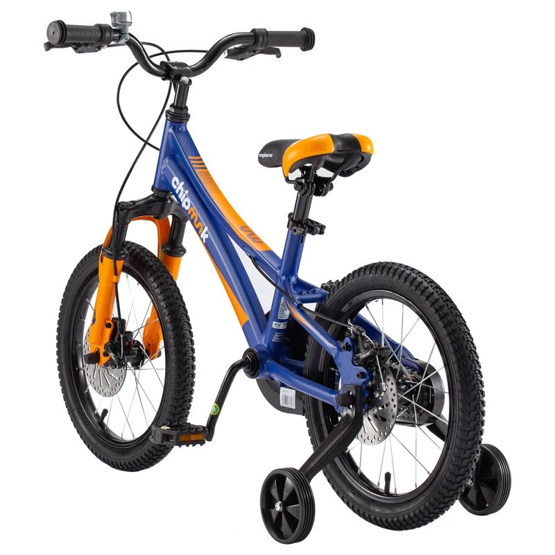 RoyalBaby Chipmunk Explorer Kids Bike with Dual Disc Brake, Training Wheels, Kickstand, Bell, & Tool Kit for Boys and Girls Ages 4 to 8, 3 of 7