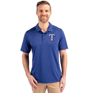 Texas Rangers Cutter & Buck Prospect Eco Textured Stretch Recycled Mens Big & Tall Polo - 1 of 1
