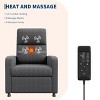 GustoWave Power Recliner Chair with Massage and Heat, Overstuffed Tall Back, Padded Seat, Home Theater Seating for Living Room - 3 of 4