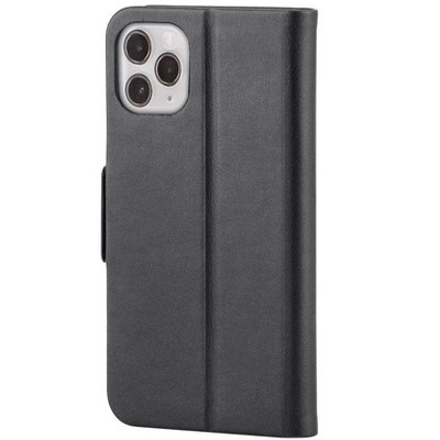 Monoprice iPhone 11 Pro (5.8) PU Leather Wallet Case - Black - Magnetic Cover, Integrated Stand, With Built-In Card Slots - FORM Collection