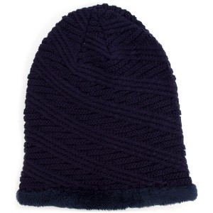 Slouchy Oversized 100% Acrylic Knitted Baggy Winter Beanie Hat for Men, Women Fall Hat - 1 of 4