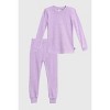 City Threads Girls USA-Made Soft & Cozy Thermal Long Johns 2-Piece Set - Warm Base Layer & Loungewear - 4 of 4