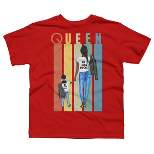 Boy's Design By Humans Mother's Day Black Mom Queen Retro Stripes By duron4 T-Shirt