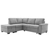 NicBex Modern Pull Out Sofa Bed Convertible Sleeper Sofa with Storage Ottoman and USB Port for Living Room - 4 of 4
