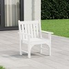 WestinTrends Outdoor Patio HDPE Adirondack Dining Arm Chair - 2 of 4