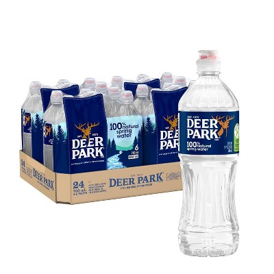 Deer Park Brand 100% Natural Spring Water - 6pk/23.7 fl oz Sport Cap Bottles