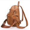 Wikineon Generous Large-Capacity Brown Backpack: Spacious with Multiple Compartments for Laptops, Clothing, and Travel Essentials - 4 of 4