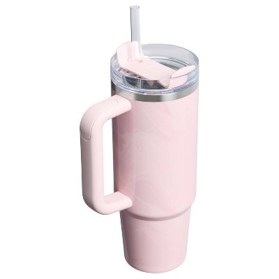 Stanley - Brandclub - Stanley 30 oz Stainless Steel H2.0 Flowstate Quencher  Tumbler Pink Amethyst Calacatta