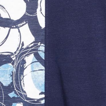 brushed circle blue