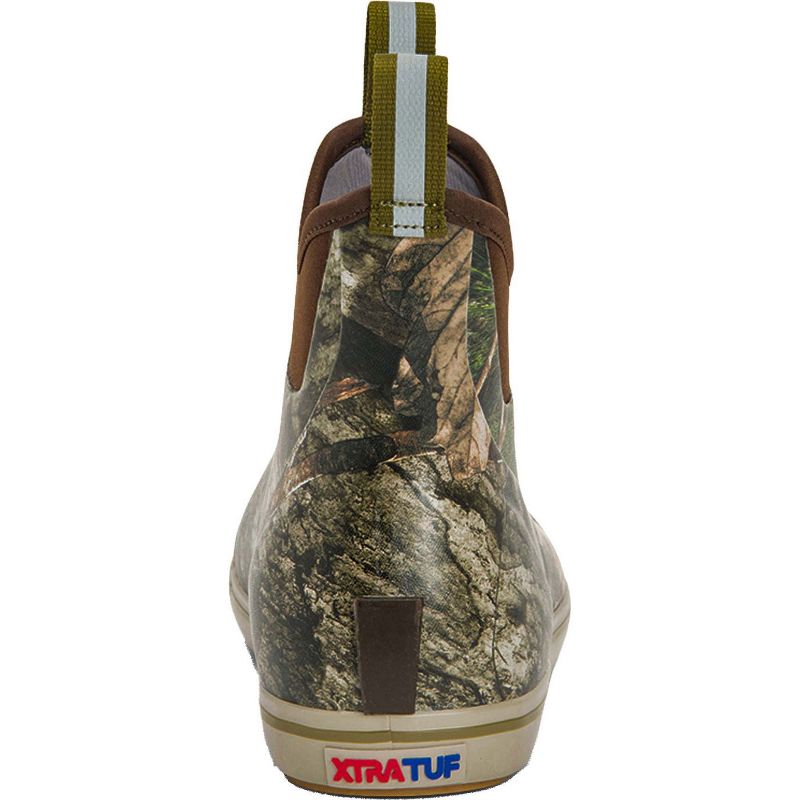 Men's Xtratuf Ankle Deck Boot, XMABMDNA, Camo, 4 of 8