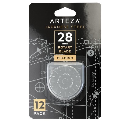 Arteza Rotary Cutter Blades, 28mm - 12 Pack (ARTZ-8042)