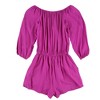 bar III Womens Off-the-Shoulder Romper Jumpsuit - 2 of 2