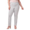 Rekucci Curvy Woman Ease into Comfort  Straight Pant with Tummy Control - 2 of 4