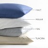 Shuteye Supply Body Pillow 400 Thread Count Fresh Repel Stain Release Percale Pillowcase Set Tundra - image 4 of 4