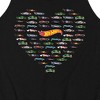Men's - Hot Wheels - Valentine's Hot Wheels Heart Graphic Tank Top - 2 of 3