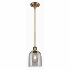 Bella - 1 Light Stem Hung Mini Pendant In Industrial Style-9.5 Inches Tall and 5.5 Inches Wide - 1 of 1