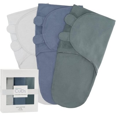 3pk Soothe Baby Swaddle 0-3 Months, Organic Newborn Baby Swaddle Sleep  Sacks, Ergonomic Wearable Swaddle Blanket (sage, Large) : Target