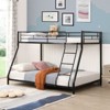 NicBex Triple Full Bunk Bed with Full Length Guardrail,Loft Bed with 2 Built-in Ladders,Modern Bunk Beds,Noise Reduced Bunk Beds for Bedroom - 2 of 4