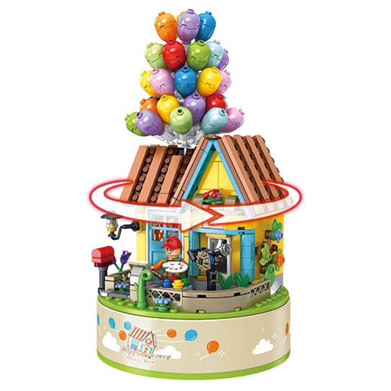 Contixo BK01 Flying Balloons Building Block Set with Music Box - 528 PCS, 5 of 11